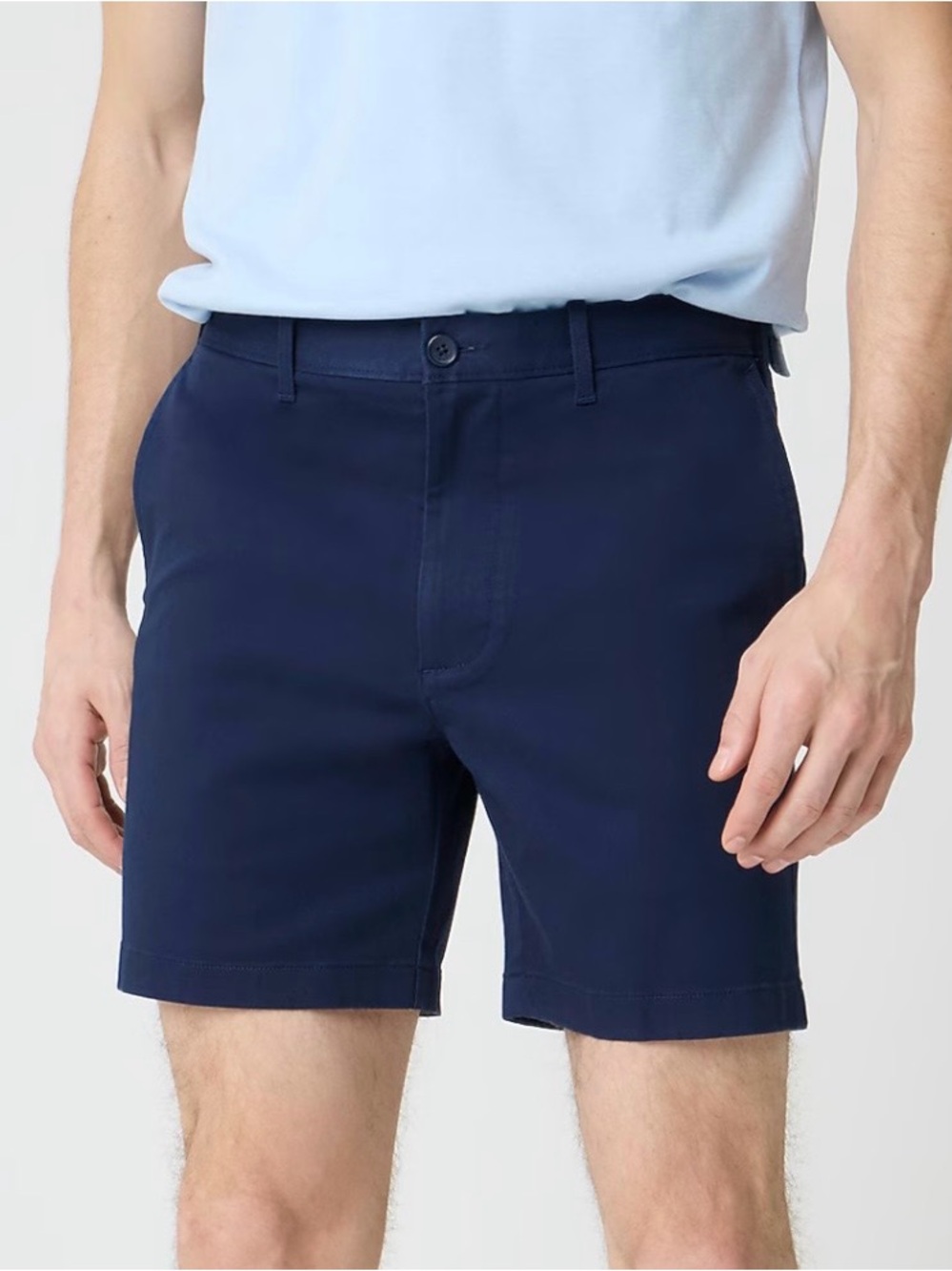 Men’s J. Crew  NAVY BLUE 7” Flex Chino Shorts